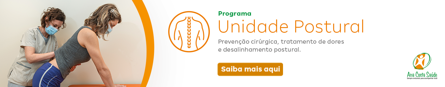 Banner com uma fisioterapeuta atendendo uma paciente e o acesso à informações de Programas da Saúde